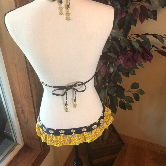 Monogram Ruffle Bikini - Picture 9 of 12